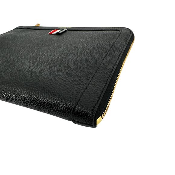 THOM BROWNE Mini Pebble Grain Gusset Folio - Picture 13 of 14